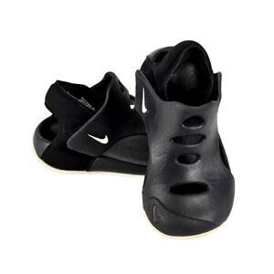 NIKE TODDLER BOY'S SUNRAY PROTECT3 SANDALS BLACK/WHITE SIZE 7C